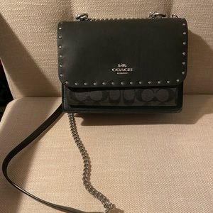 NWOT Coach Klare Crossbody in Signature Canvas with Rivets